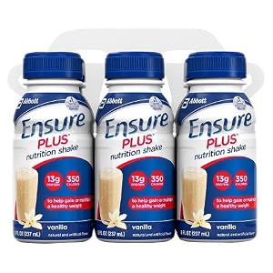 Image of ENSURE PLUS NUTRITIONAL SHAKE VANILLA 8 OZ BOTTLES 6 CT