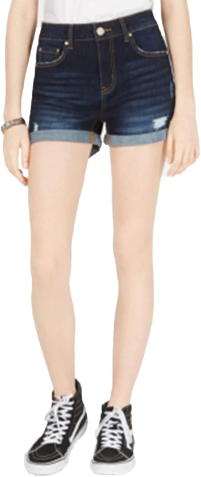 indigo rein high rise shorts