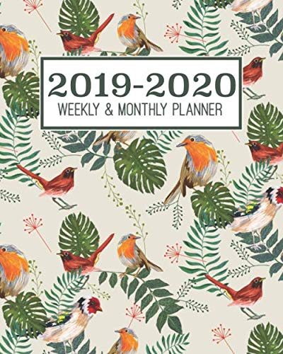 2019-2020 Weekly & Monthly Planner: Academic Planner for Students & Teachers | August 2019 through July 2020 | Schoolwork calendar with weekly checklists and daily notes by Simple Agendas