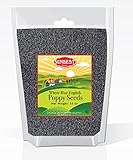Sunbest Whole Blue English Poppy Seeds (England) in Resealable Bag Non Gmo-Vegan (15 Ounce)
