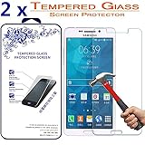 2X Glass Screen Protector for Samsung Galaxy A5 2016 / SM-A510F, [2 Pack] Ballistic Tempered Glass Screen Protector ([2 Pack] for Samsung Galaxy A5 2016 / SM-A510F)