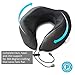 PERFECT POSTURE Memory Foam Neck Pillow for Travel: #1 Recommended, AngelSoft Fabric, CoolTec mesh, Premium Materials, Adjustable Tie by