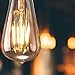 Edison LED Bulb, Amber 6W Vintage Edison LED Filament Light Bulb Edison lamp, 2800K Daylight (Warm White), 60W Incandescent Equivalent, E26 Base Lamp for Restaurant,Home,Reading Room,Office Pack of 1