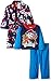 Nickelodeon Little Boys' Toddler Paw Patrol 3-Piece Pajama Set with Robe, Blue, 2T