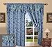 Elegance Linen Beautiful Design Jacquard Curtain Panels 55