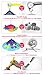 Baby Crib Mobile Music Box, Hanging Projection Light Toys with Remote Control, Rotating Musical Projector Toy for Infant, Battery Operated Projecting Planet to Ceiling, Newborn Bed Airplane Lights