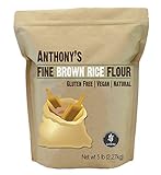 Anthony's Brown Rice Flour, 5lbs, Batch Tested and Verified Gluten Free, Product of USA