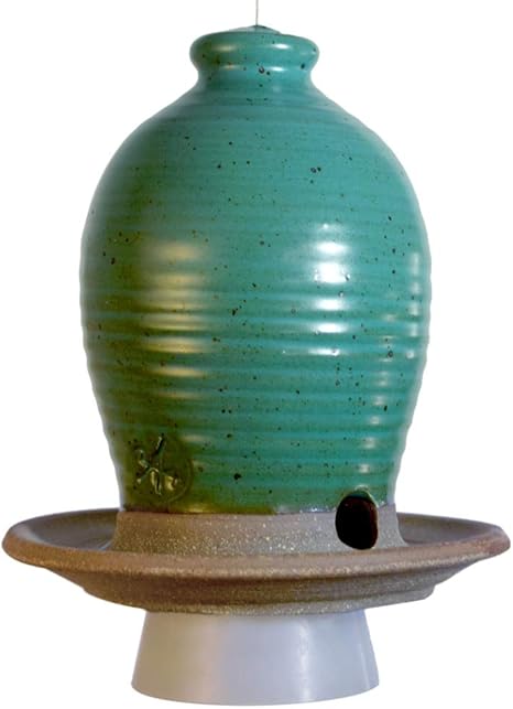 Amazon Com Beehive Bird Seed Feeder Hand Thrown Weatherproof
