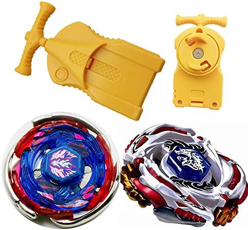 Battling Top Set Cosmic Pegasus / Big Bang Pegasis F:D Metal Fury Battling Top BB-105 +Meteo L-Drago LW105LF Metal Masters 4D Generic BB-88 battling top + Yellow Power String Laucher