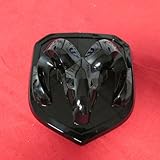 Black Dodge Ram 1500 2500 3500 Front Ram Head Emblem Medallion Mopar OEM
