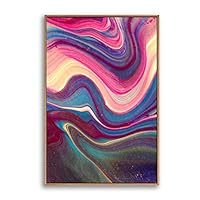 Framed Canvas Wall Art Clouds and Colors Canvas Prints Home Artwork Decoration for Living Room,Bedroom - 16x24 inches