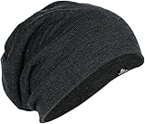 Koloa Surf Slouchy Beanie in Charcoal Heather One size