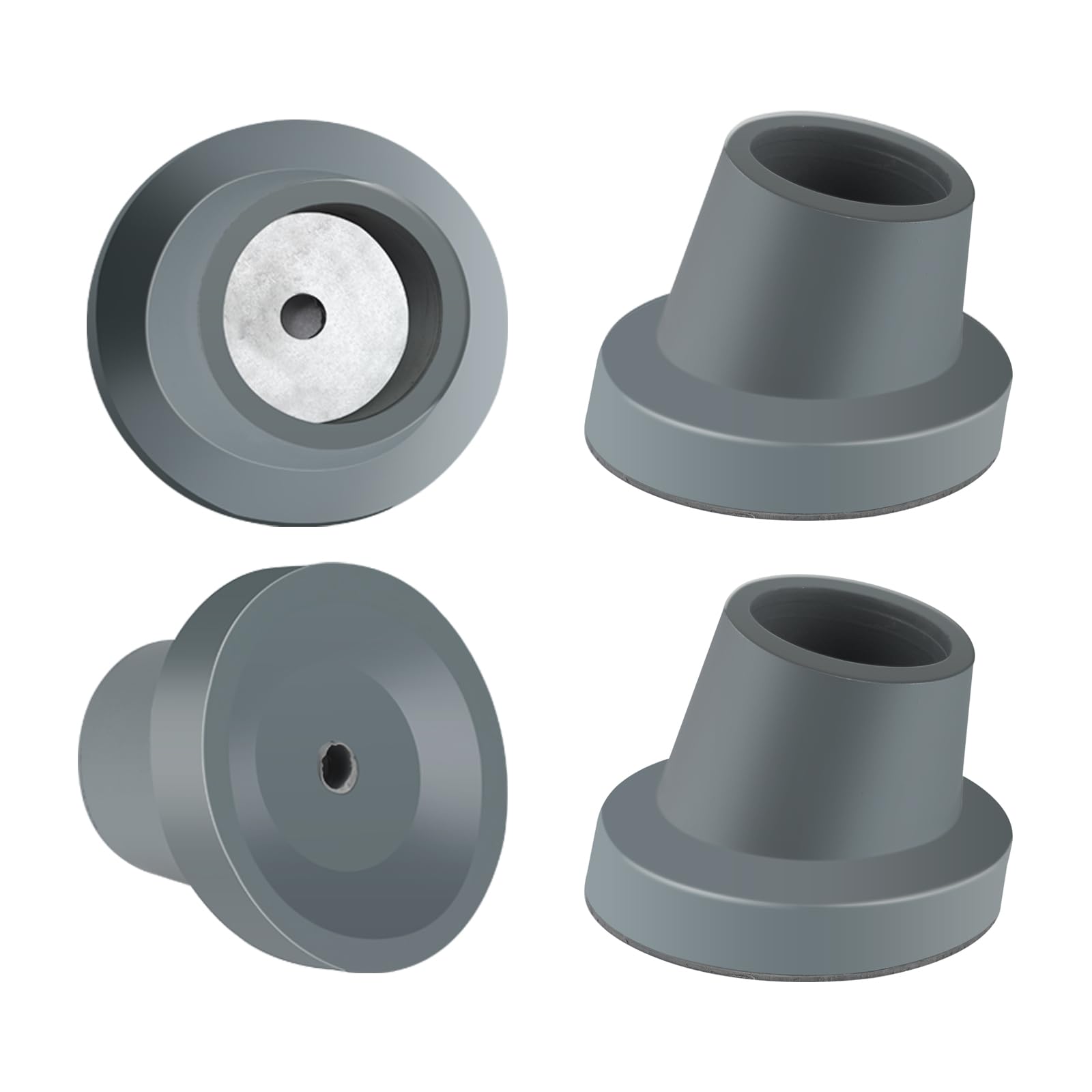 Photo 1 of ANCKNE 4 Pack Replacement Feet for Shower Chair Bath Seat | 1-1/8"Slope Rubber Tips Non Slip Shower Bench | Tub Transfer Benches Suction Cup Feet