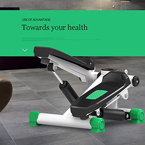 KENL-Mini-Stepper-Fitness-Cardio-Exercise-TrainerHeight-Adjustable-Stepper-Twisting-MachineStepper-Exercises-Equipment-with-Monitor-and-Resistance-BandsNormal-Version