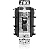 Leviton MS302-DS 30 Amp, 600 Volt, Double- Pole, Single Phase AC Motor Starter, Suitable as Motor Disconnect, Industrial Grad