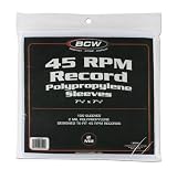 Twenty-Five 25 7" Single/ 45 RPM Outside Vinyl Record Sleeves - Plastic Covers/Outer Protection