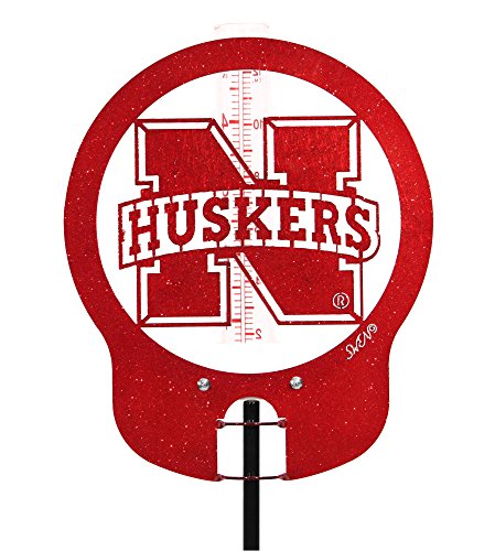 SWEN Products NEBRASKA HUSKERS Rain Gauge