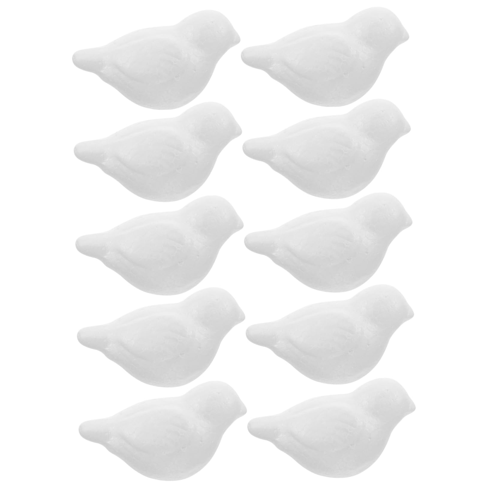 10Pcs Foam Bird Shapes Craft Balls Modelling Kids DIY Art Projects for Easter Party Decoration & Tree Ornaments