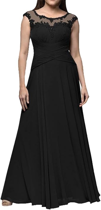 Amazon.com: Mother of The Bride Dresses Plus Size Formal Evening Gowns Long Chiffon Evening 