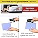 8 Pk Letter Opener Envelope Slitter - Mail Opener for Women, Men, Office, Home & Business Travelers - Openers with Safety Concealed Razor Blade and Guiding Tip for Perfect Cut - 8 Pieces (Colored)