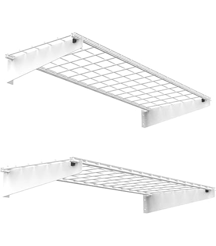 OnlyHangers 13″ X 48″ Injection Molded Bullnose Shelves – Black – Set Of 4