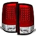 AKKON - For Red Clear 2009-2018 Dodge Ram 1500 10-18 Ram 2500 3500 Pickup Truck LED Tail Lights Pair Left+Right Side