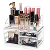 Acrylic Makeup Organizer, Clear Cosmetic Storage Organizer, Makeup Stand Storage Case, Great for Bathroom, Dresser…