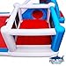 Blast Zone Shark Park 19x11 Inflatable Water Park Bouncer - Blower - Climbing Wall - Slide - Splash Area - Huge