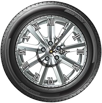 Tire Design Removable Decal Vinyl Art Wall Sticker Home Decor Clock Dial