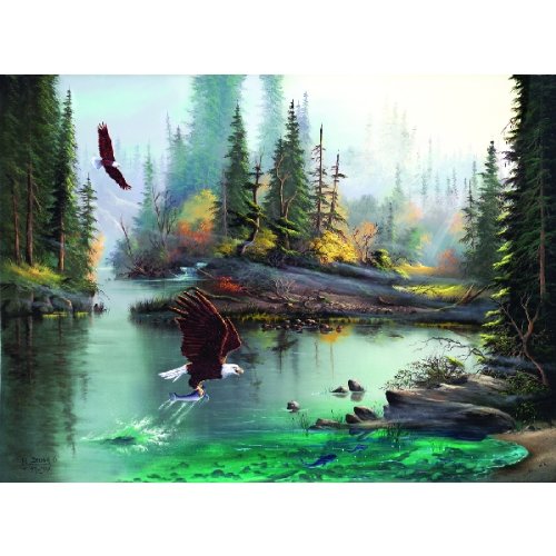 River Eagles Jigsaw Puzzle