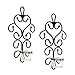 Hosley Set of 2 Iron Wall Art Tealight Candle Sconces Plaque 10.6 Inches High Ideal Gift for Wedding Bridal Party Reiki Spa and Aromatherapy Candle Gardens O3