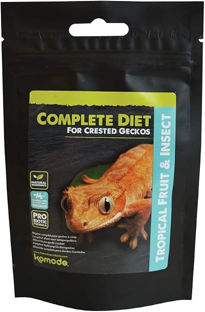 Komodo Crested Gecko Complete Diet Tropical Fruit Insect 60g