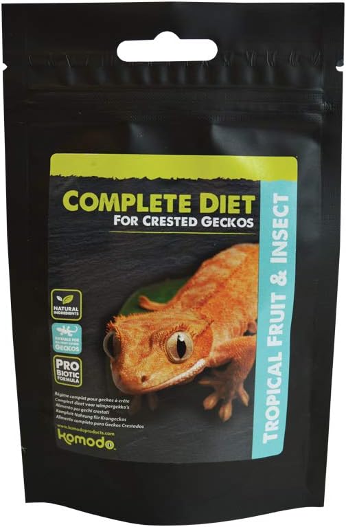 Komodo Crested Gecko Complete Diet Tropical Fruit Insect 60g