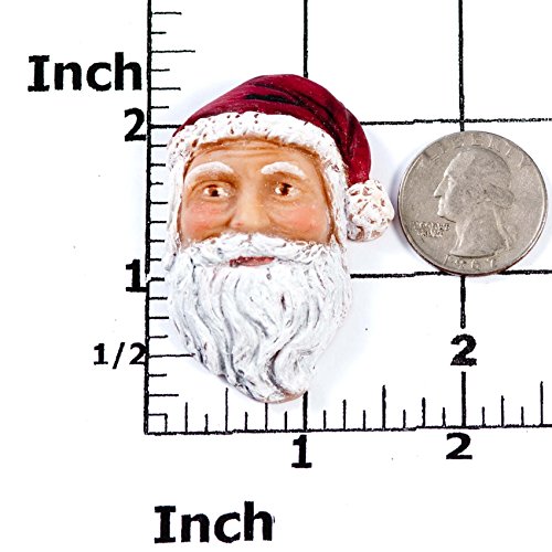 Santa Face Silicone Mold Food Safe Fondant, Chocolate, Candy, Resin, Polymer Clay, Soap, Wax, Jewelry, Craft Mold. Flexible and easy to use.