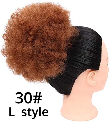 Synthetic Fiber Draw String Hair Buns For Women Short Hair Hair