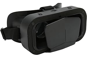 3D VR Virtual Reality Headset with Great Vision, Game Stimulation, Full Screen Display for Myopia and Large Screen Mobile Pho