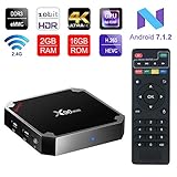 Sawpy X96 Mini Android TV Box Android 7.1 4K Smart TV Box 64bit Quad Core CPU 2GB +16GB with WiFi