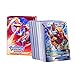 100pcs Poke Cards TCG Style Card, Mega EX Cards Full Art, Includes 80 EX Cards 20 GX Cards Look Alikes