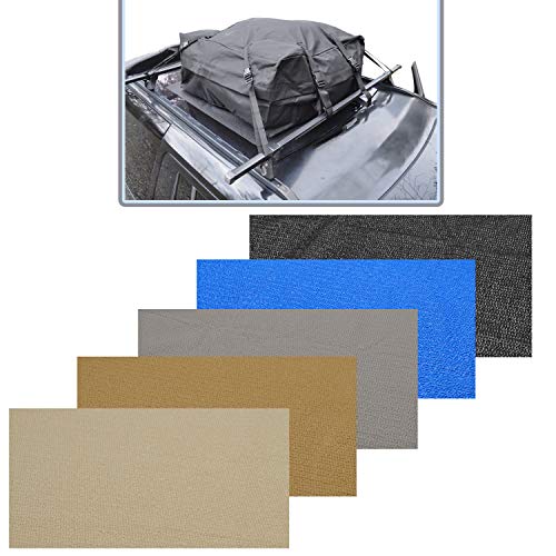 TrailOn Cargo Car Roof Mat (Universal) Rooftop Protective Storage and Travel Pad for Racks, Carriers, Rails on Autos, Trucks, SUVs | Water and Skid-Resistant Exterior Protection (X-Large, Sahara)