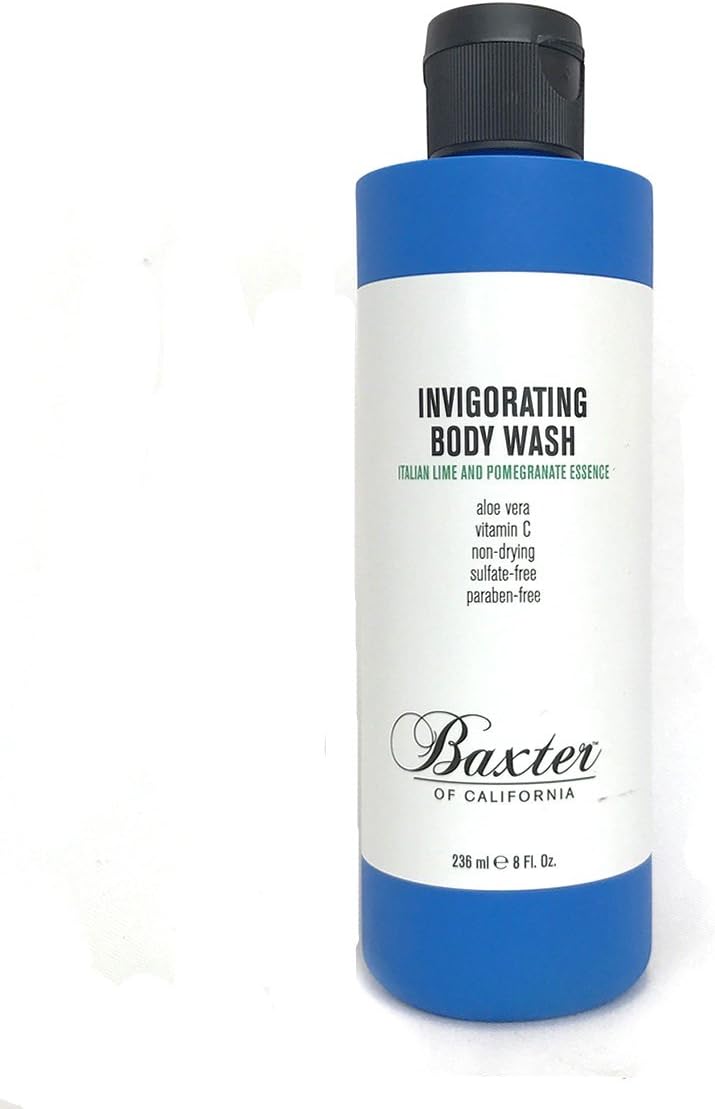 Baxter of California Invigorating Body Wash, Italian Lime and Pomegranate, 8 fl oz.
