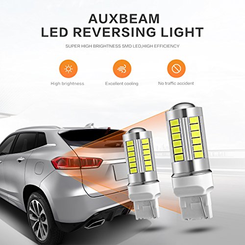 image for Auxbeam Extremely Bright T20 7440 W21W LED Bulbs 5730 Chipsets 33SMD l