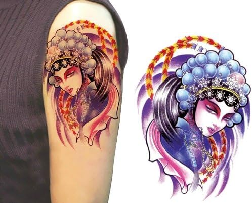 GC Colorful Opera Beauty Body Temporary Tattoo Sticker SB-39H