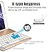 FKANT New 2017 iPad 9.7 Keyboard Case | Bluetooth Wireless Keyboard With 7 Backlit Colors | Scratchproof & Dust Proof Aluminium Alloy | 130° Screen Rotation & Silence Typing | Easy Access To All Ports