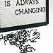 Plastic Letters for Letter Board - 188 Characters, Including Numbers, Symbols for Changeable Letter Boards, Atoz Create, Letter Boards Accessories(1 INCH Black)