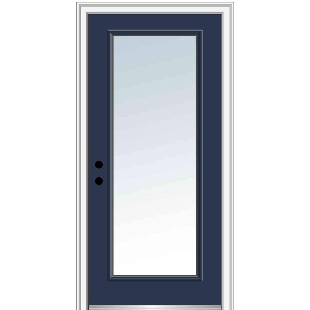 Primed Right Hand InSwing Full Lite 32x80 National Door