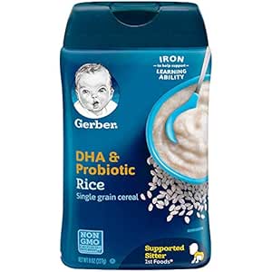 dha probiotic rice cereal