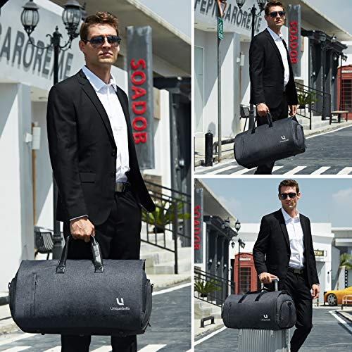 Carry on Garment Bag Large Duffel Bag Suit Travel Bag Weekend Bag