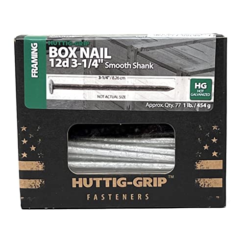 Huttig-Grip 3-1/4 in Framing Box Nails 12d