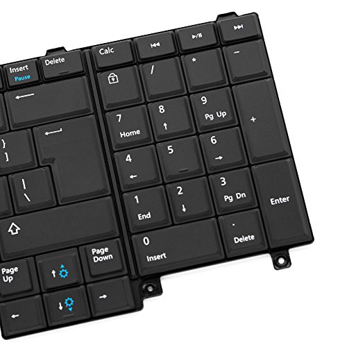 MACHENIKE Replacement Keyboard for Dell Latitude E5520 E5520m E5530 E6520 E6530 E6540 Precision M4600 M4700 M4800 M6600 M6700 M6800 Laptop Series Black EU Layout