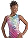 GK Girls Gymnastics Leotards Rainbow Fields Dance Ballet One Piece (CM, Pink)